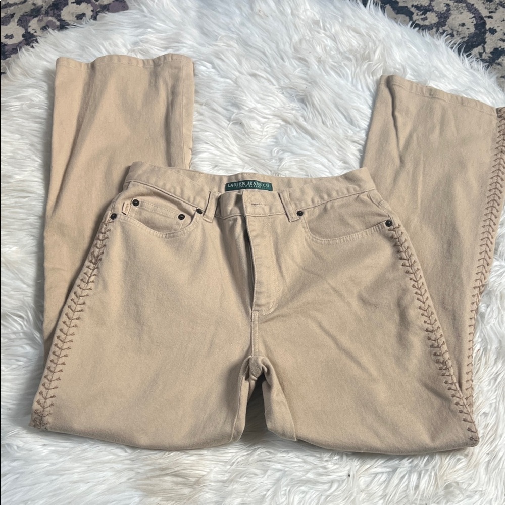 Polo by Ralph Lauren Tan Women's Straight Leg Jeans